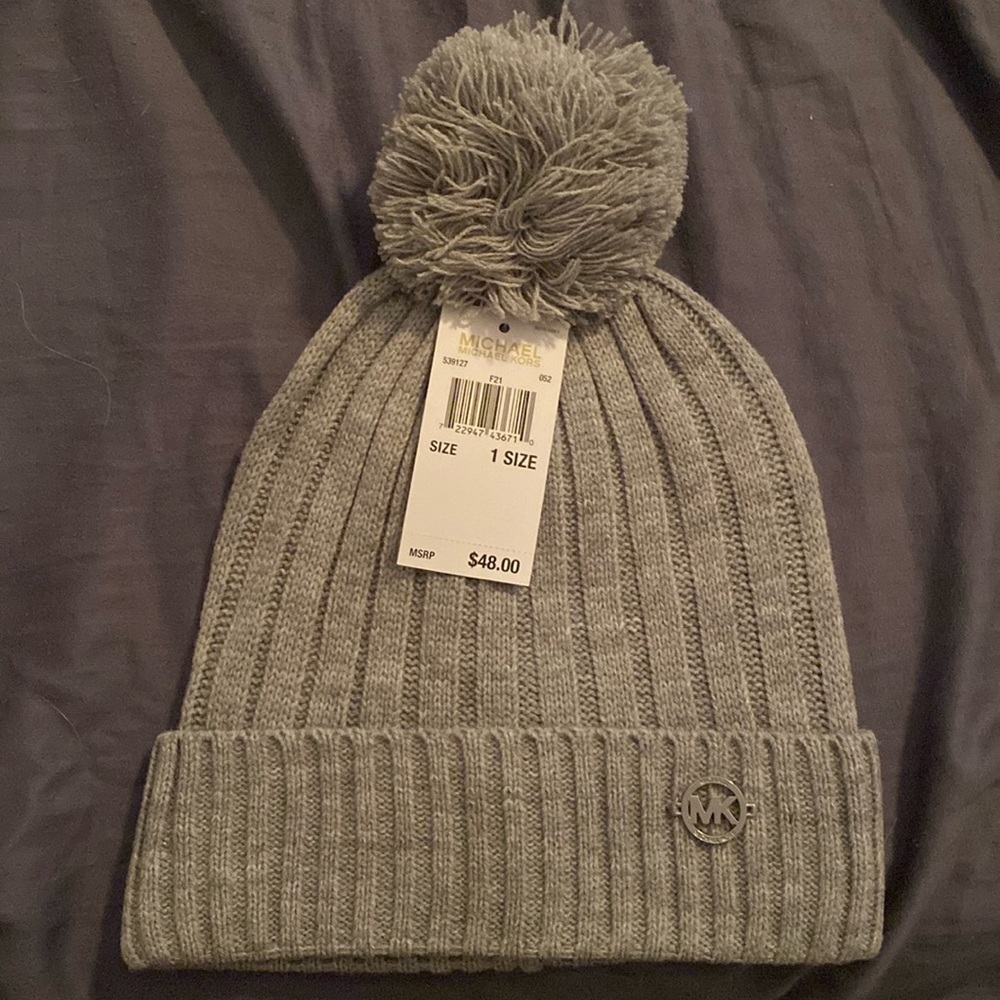 Michael Kors grey beanie